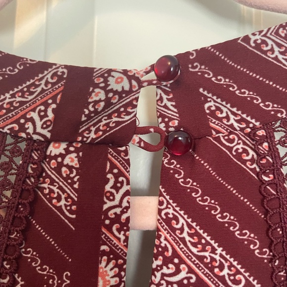 As you Wish Burgandy dress size medium. - Picture 11 of 11